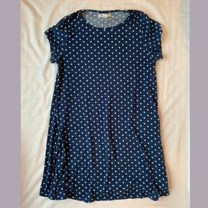 Nordstrom polka dot T-shirt dress